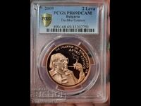 2 leva 2009 Dechko Uzunov PCGS 69