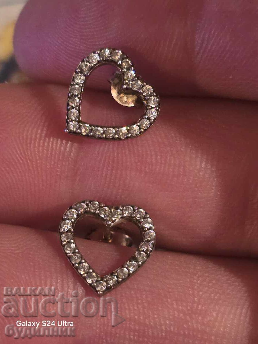 Сребърни обеци .БЗЦ Сребърни обеци .БЗЦ