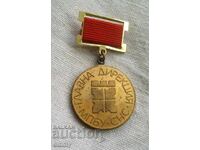 Значка знак - "За високи трудови успехи", МПБУ, СНС