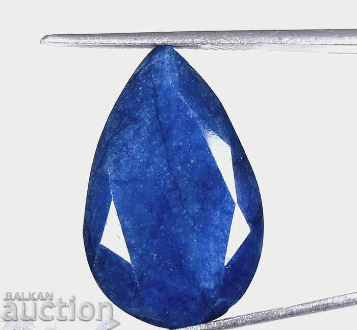 NATURAL SAPPHIRE - DROP, AFRICA - 14.10 carats (704) with price 49.90 BGN | € 25.51 NATURAL SAPPHIRE - DROP, AFRICA - 14.10 carats (704) with price 49.90 BGN | € 25.51