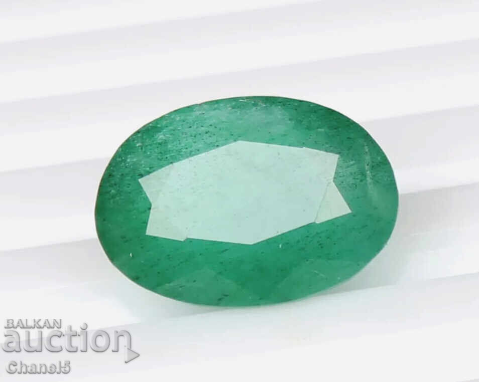 ЕСТЕСТВЕН СМАРАГД - ОВАЛ , БРАЗИЛИЯ - 4.30 карата (706) с цена 37.00 лв. | € 18.92 ЕСТЕСТВЕН СМАРАГД - ОВАЛ , БРАЗИЛИЯ - 4.30 карата (706) с цена 37.00 лв. | € 18.92