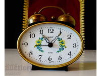 Goldbuhl mechanical clock, alarm clock.