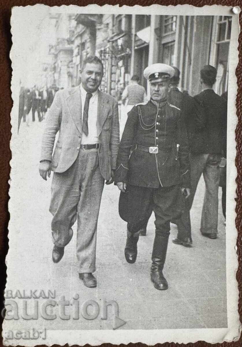 Officer and Friend on the Streets Officer and Friend on the Streets