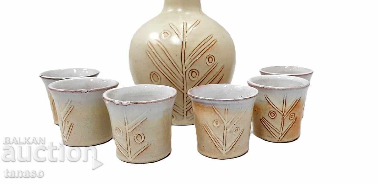 Ceramic brandy service (1.2) with price € 25.00 | 48.90 BGN