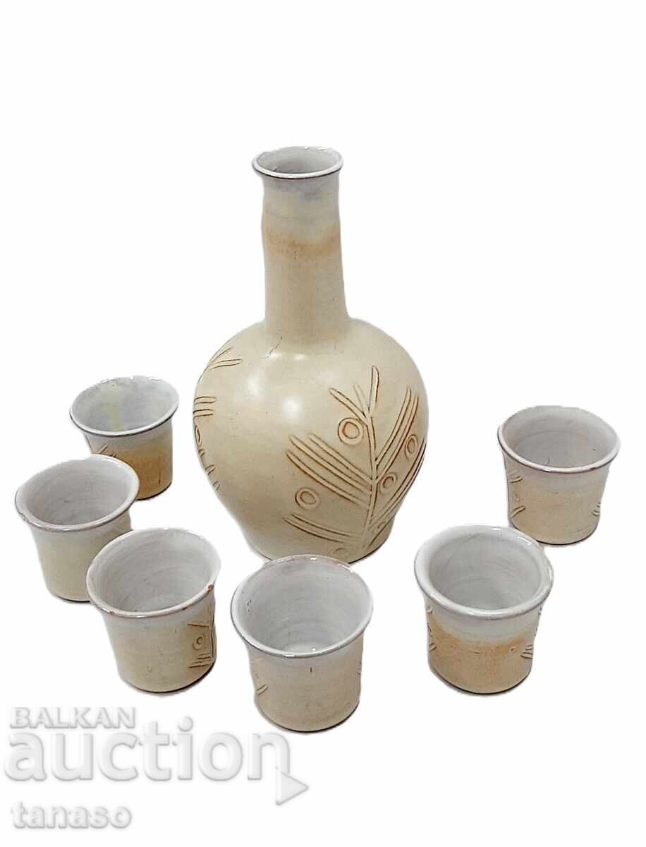 Ceramic brandy service (1.2) - 5