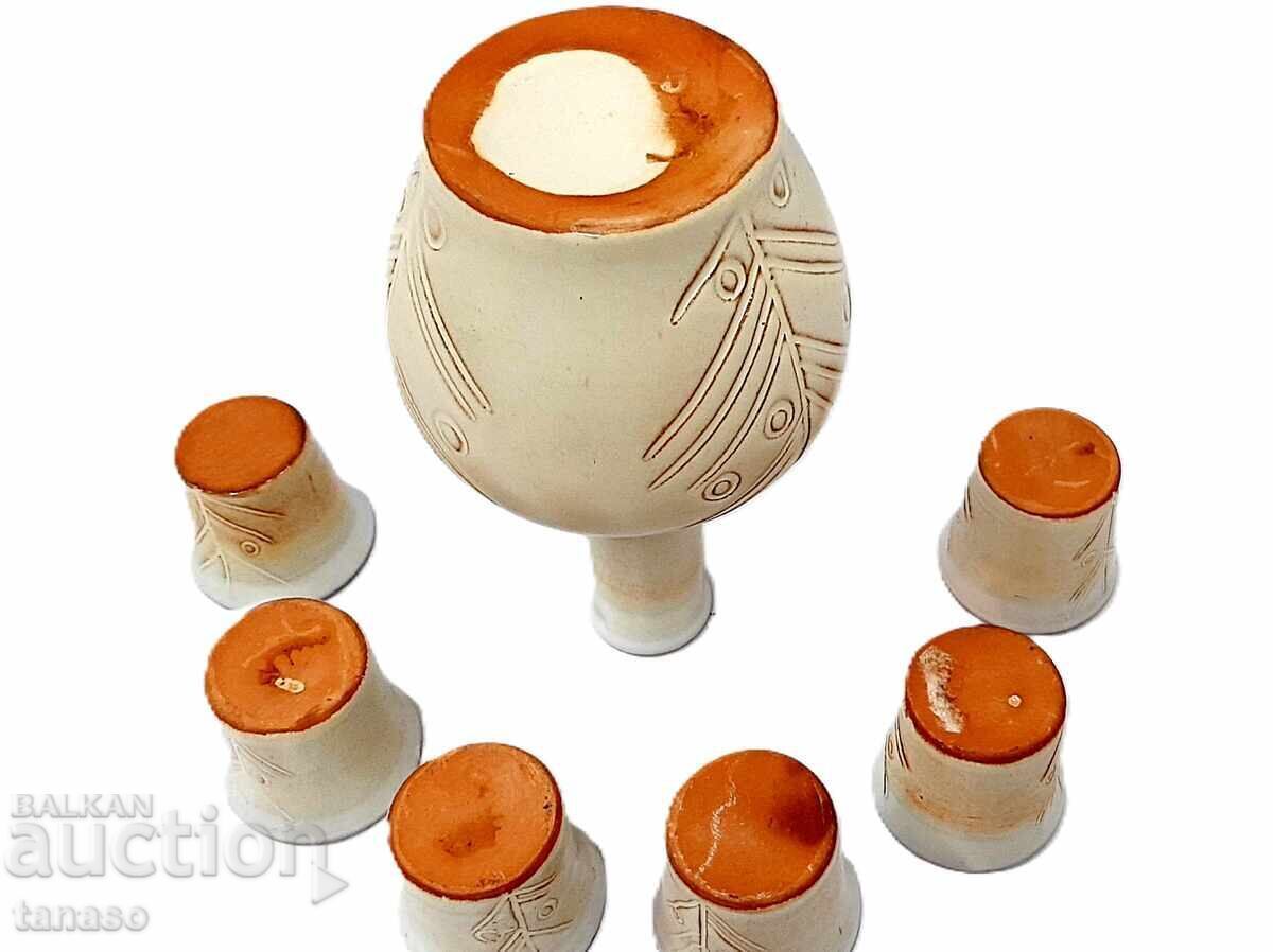 Ceramic brandy service (1.2) - 6