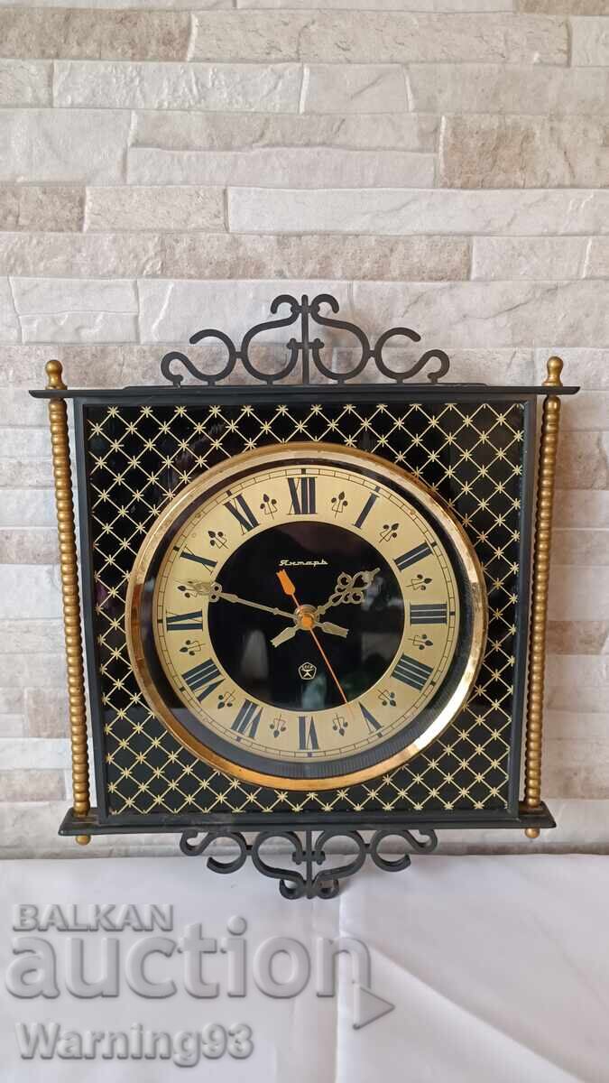 Old Russian wall clock - Jantar - 1970s - 7