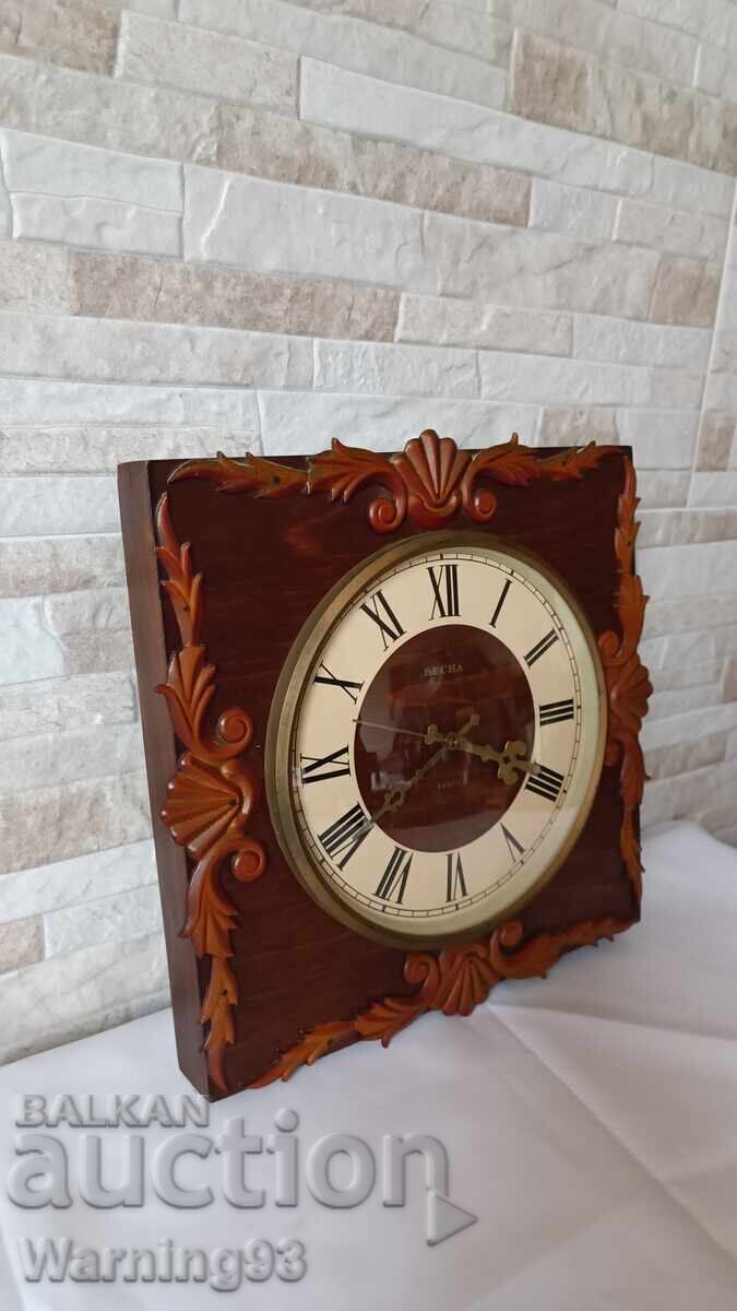 Auction  Old Russian wall clock - Mayak - 1970.