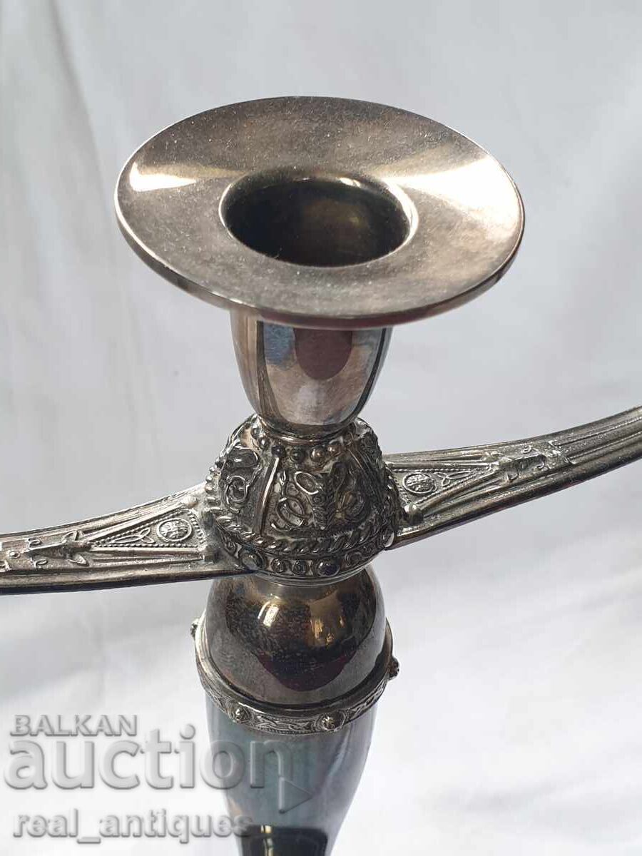 Delivery of Silver candlestick Delivery of Silver candlestick