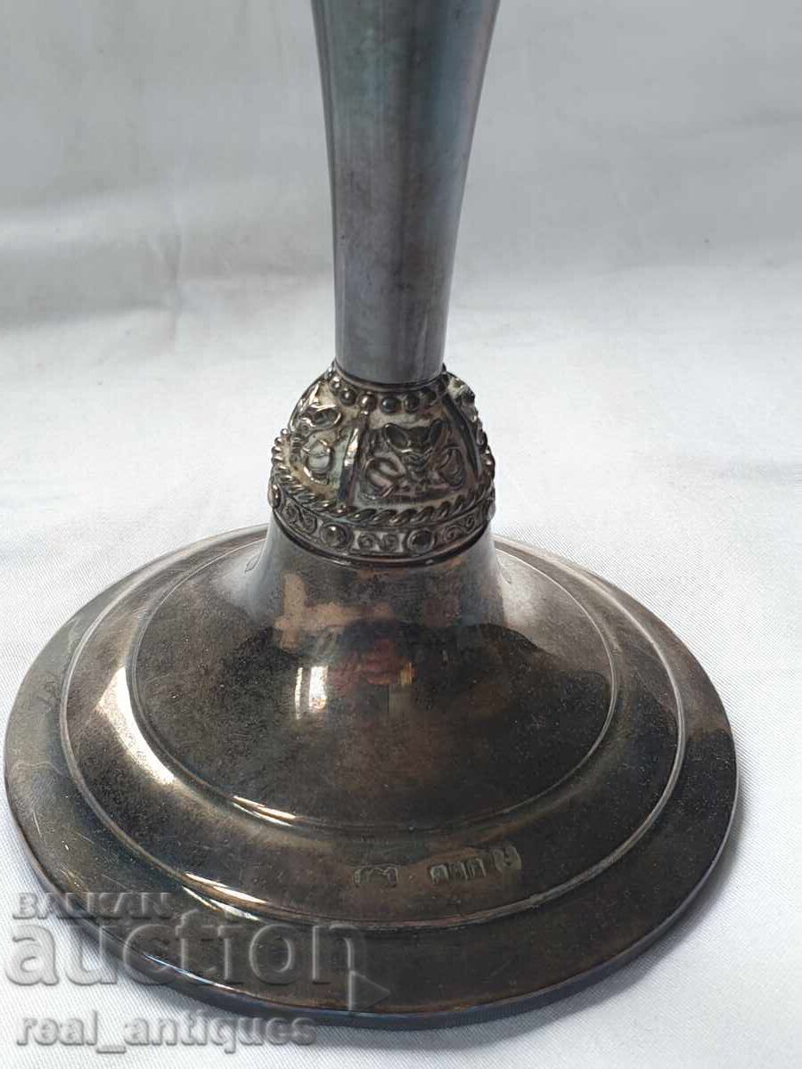 Silver candlestick - 5 Silver candlestick - 5