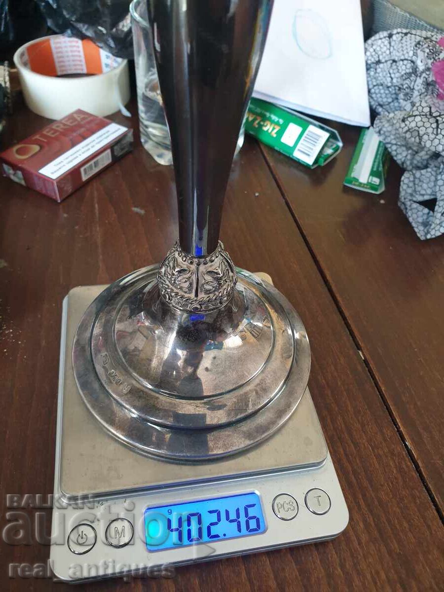 Silver candlestick - 7 Silver candlestick - 7