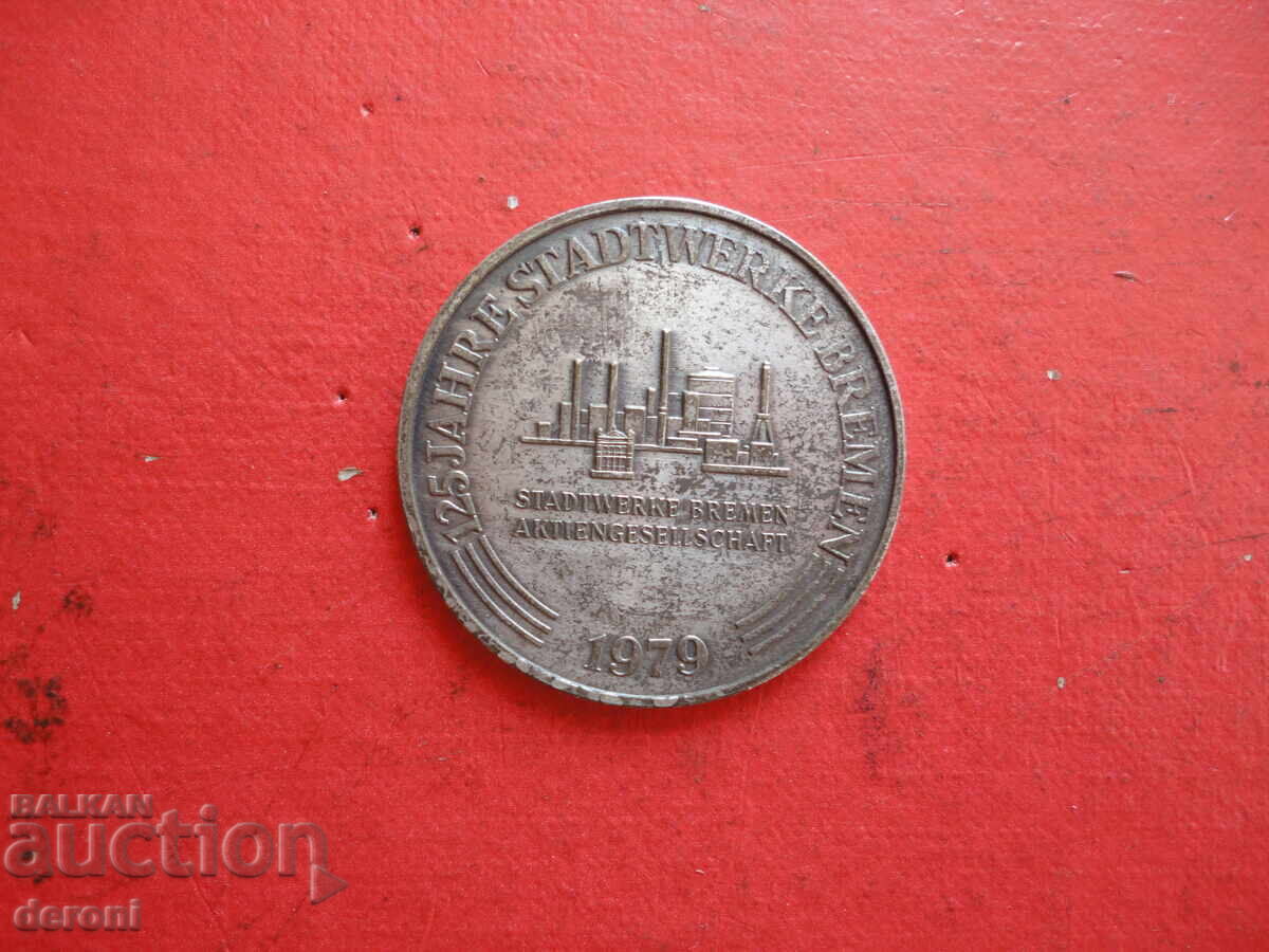 Delivery of Desktop German Medal Plaque Coin Delivery of Desktop German Medal Plaque Coin