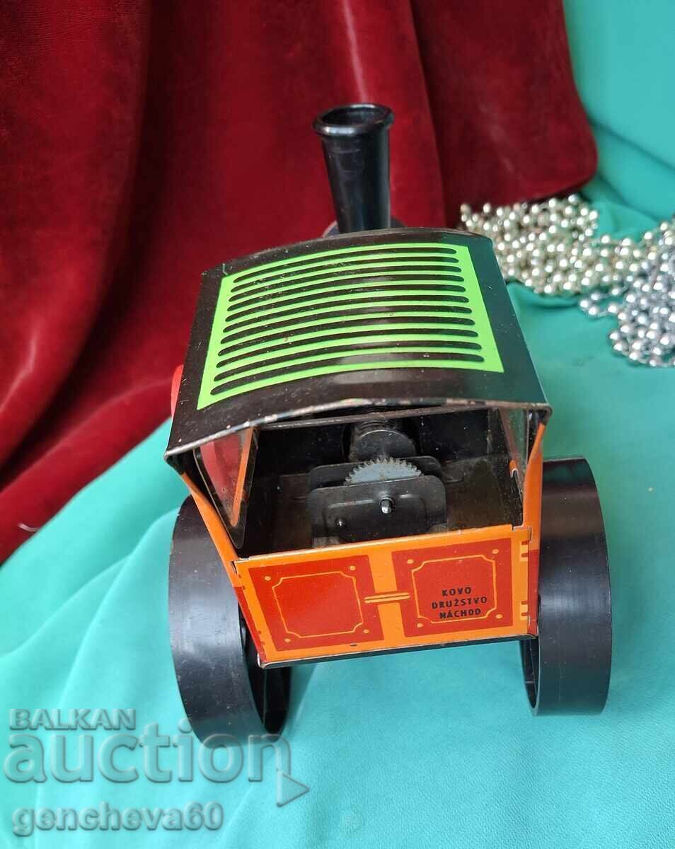 Old tin toy roller - Czechoslovakia - 6