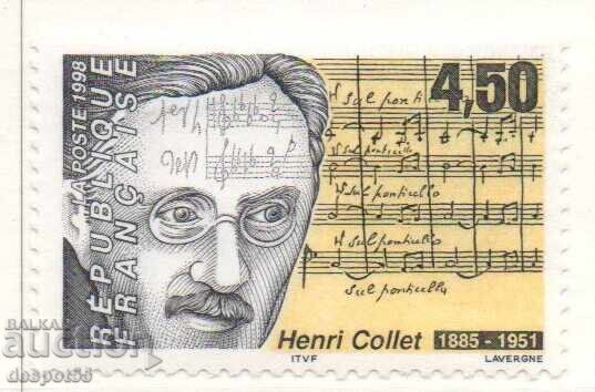 1998. France. Henri Collet - composer and writer. 1998. France. Henri Collet - composer and writer.