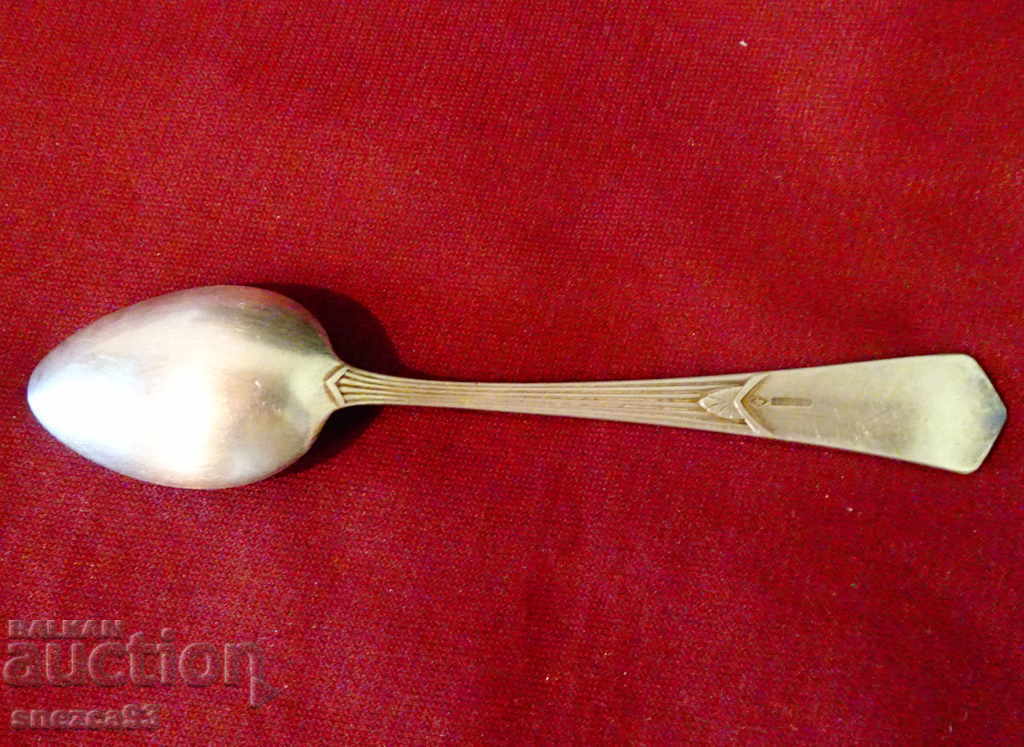 Auction Silver-plated WMF spoon, running ostrich. Auction Silver-plated WMF spoon, running ostrich.