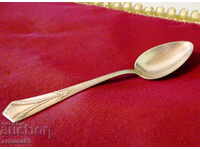 Silver-plated WMF spoon, running ostrich.