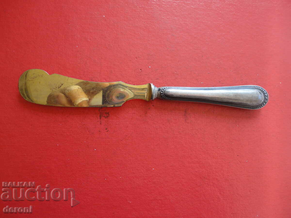 Silver knife with gilding - 5 Silver knife with gilding - 5