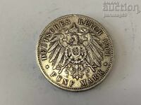 Germany 5 marks 1901 - Prussia