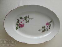 Bulgarian porcelain serving platter length -34cm,