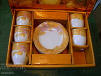 Porcelain coffee cup and saucer set - China