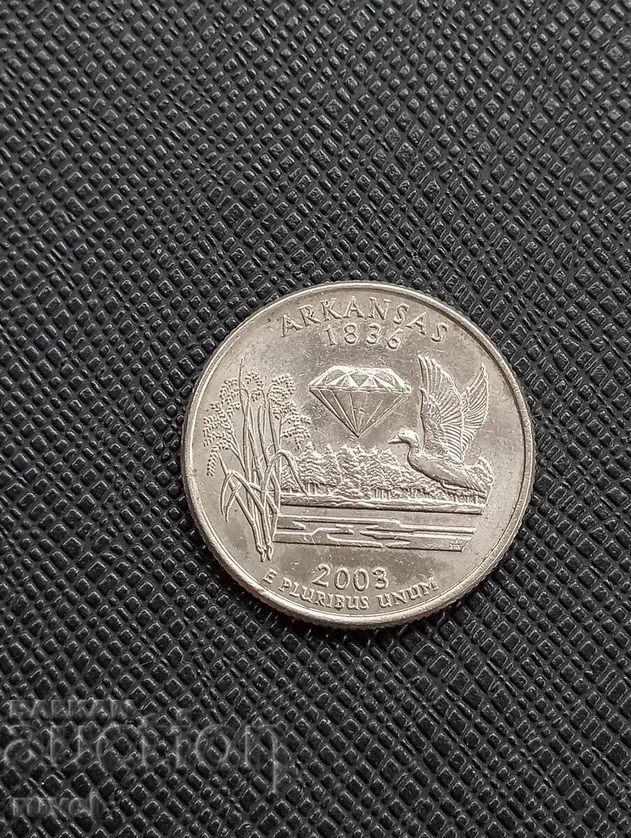 USA, quarter dollar 2003