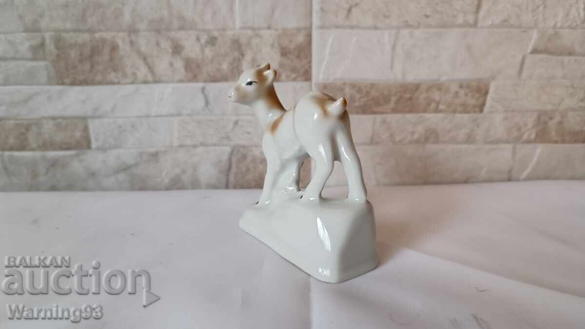 Porcelain figure - Goat - ISIDA - Bulgarian production with price 12.00 BGN | € 6.14 Porcelain figure - Goat - ISIDA - Bulgarian production with price 12.00 BGN | € 6.14