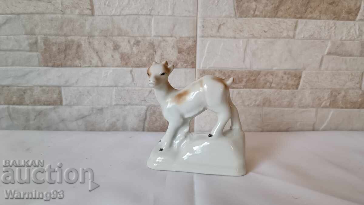 Porcelain figure - Goat - ISIDA - Bulgarian production Porcelain figure - Goat - ISIDA - Bulgarian production