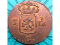 Dutch East Indies 1 ducat 1809 Louis Napoleon copper