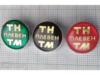 18100 Badge - TNTM Pleven LOT-3pcs