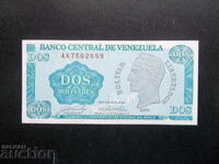 VENEZUELA, 2 bolivars, 1989, UNC