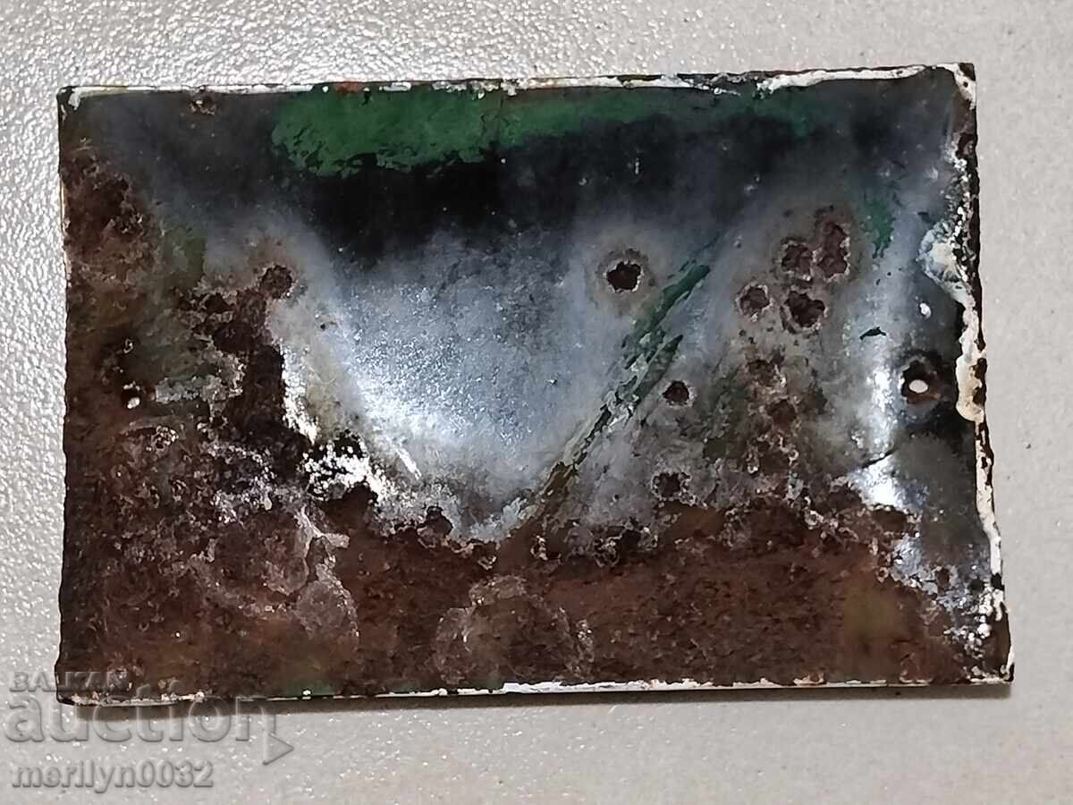 Enamel plate, plaque with price 27.00 BGN | € 13.80 Enamel plate, plaque with price 27.00 BGN | € 13.80