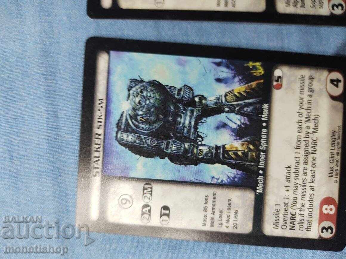 We offer a large collection of Batletech cards with price 12.00 BGN | € 6.14 We offer a large collection of Batletech cards with price 12.00 BGN | € 6.14
