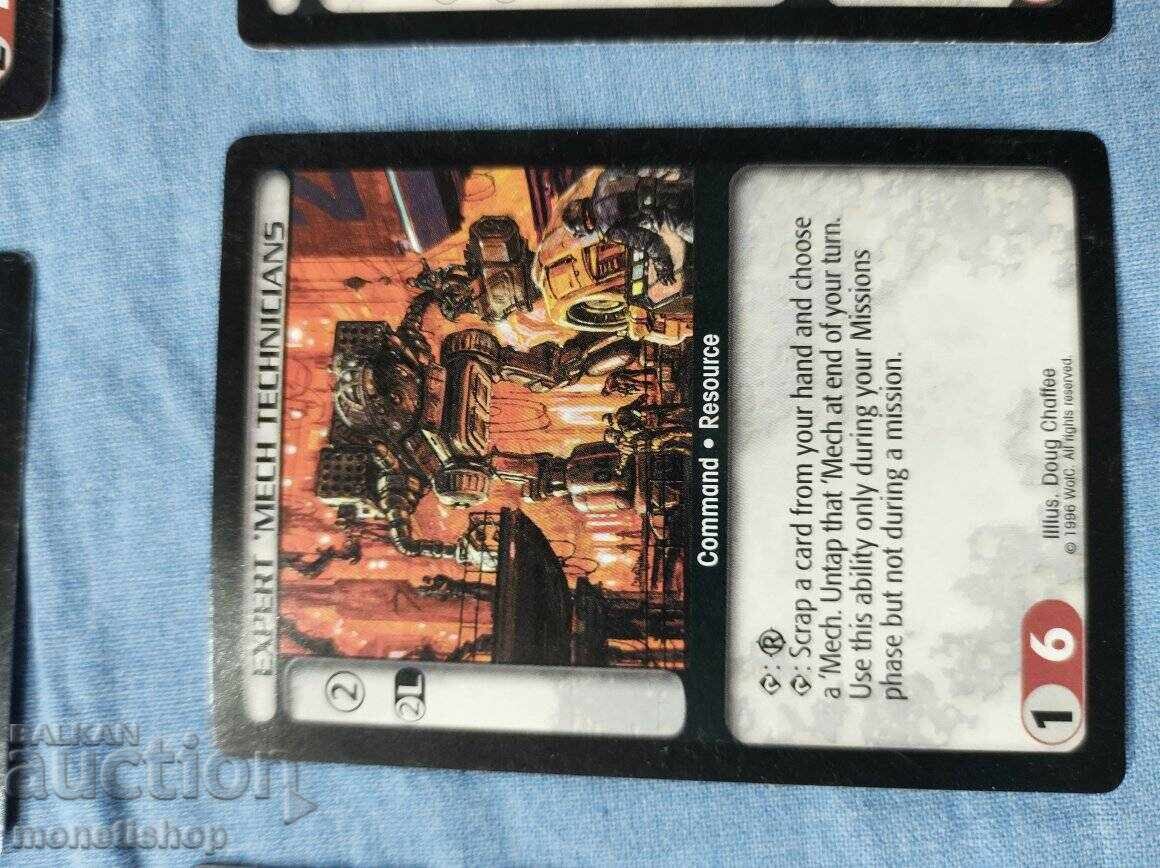 We offer a large collection of Batletech cards - 6 We offer a large collection of Batletech cards - 6