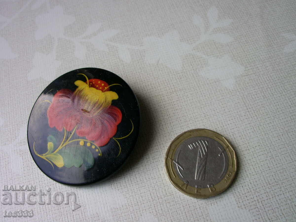 Licitație Broșă cu insignă pictată manual URSS Licitație Broșă cu insignă pictată manual URSS