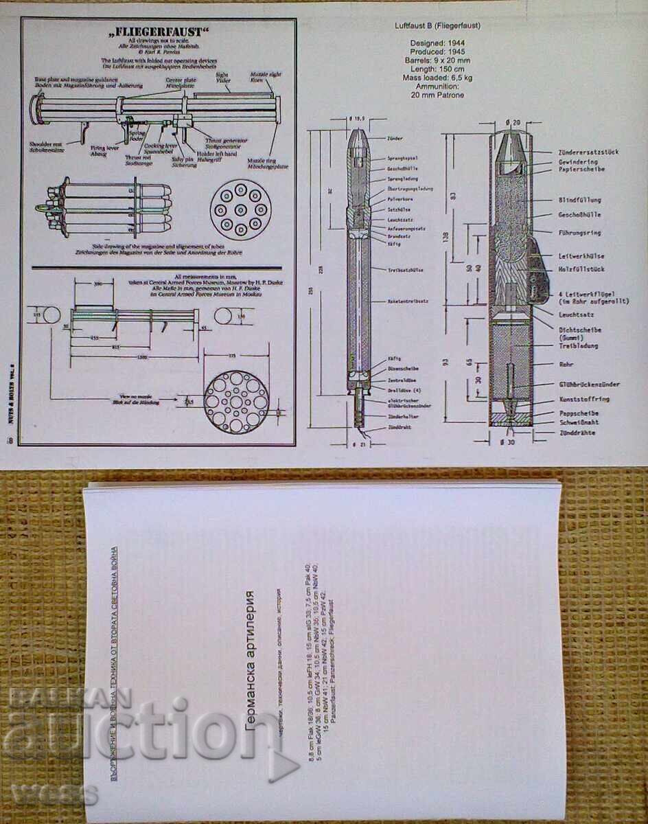 Artileria Germană al Doilea Război Mondial - o colecție de desene și descrieri - 6