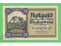 (¯`'•.¸NOTGELD (гр. Leutenberg) 1921 UNC -25 пфенига '´¯)
