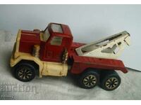 Truck crane MIR - toy, metal and plastic. Missing