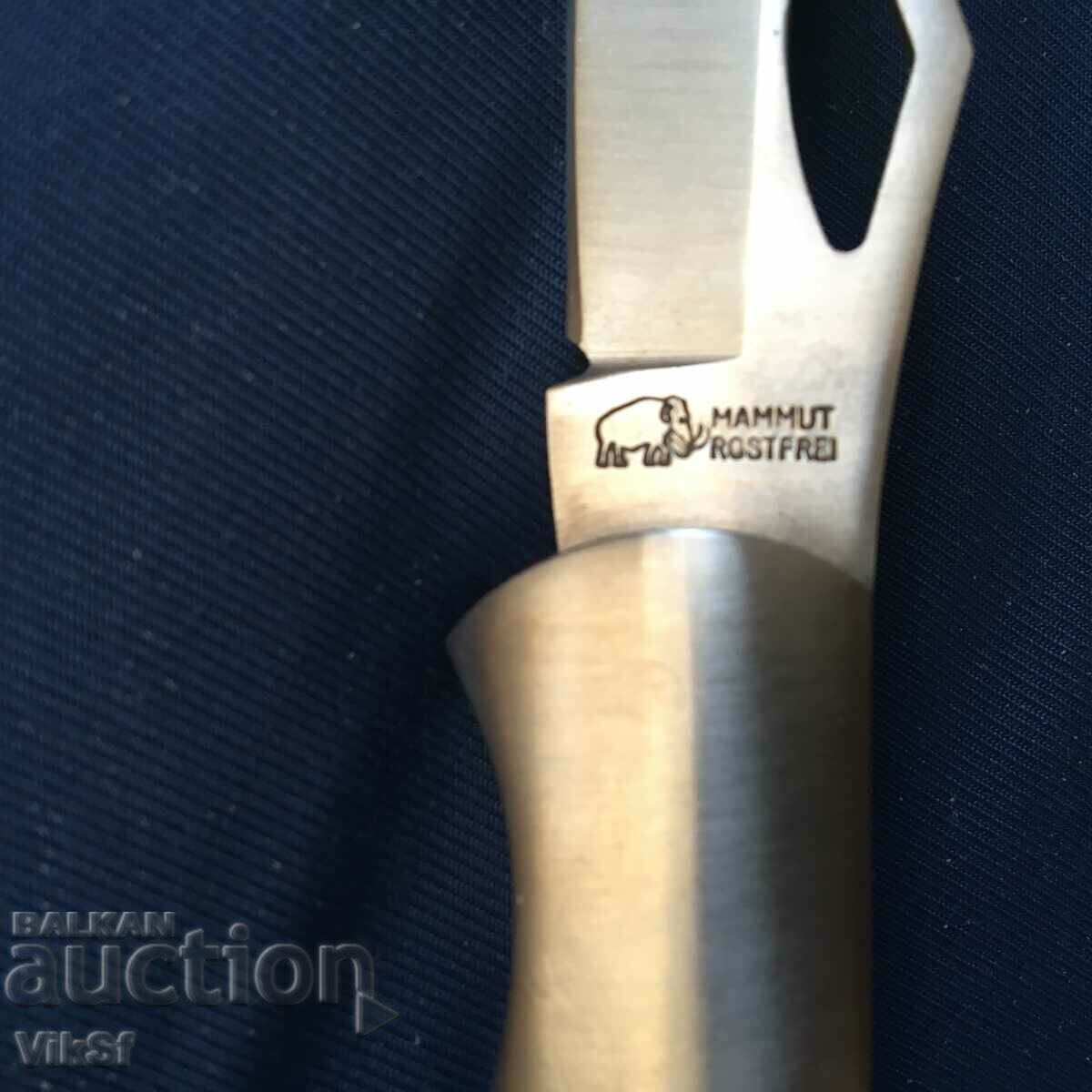 Folding knife - Mammoth 65 x 165 with price 12.50 BGN | € 6.39 Folding knife - Mammoth 65 x 165 with price 12.50 BGN | € 6.39