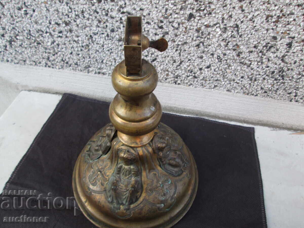 OLD CHURCH CANDLEHOLDER, LAMPS LOWER PART-19th century - 6 OLD CHURCH CANDLEHOLDER, LAMPS LOWER PART-19th century - 6