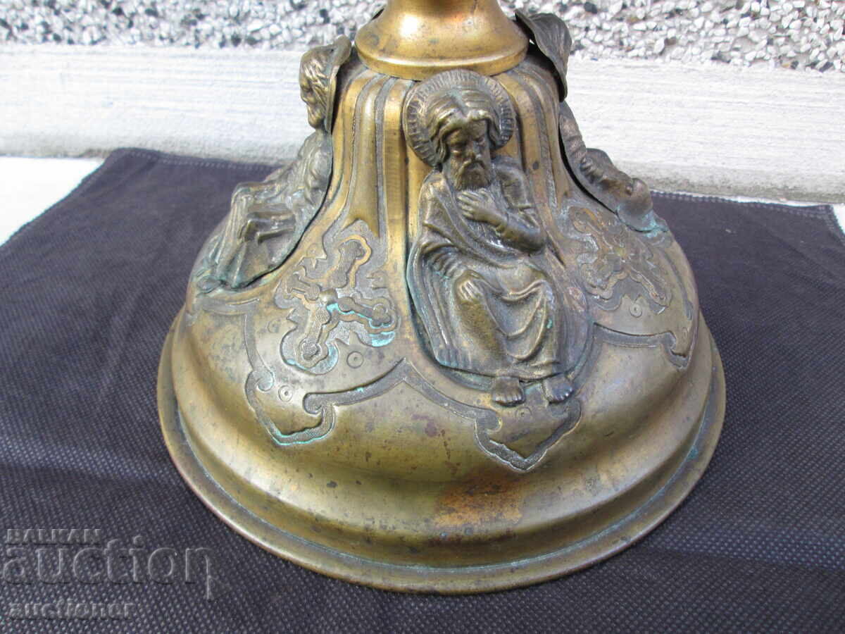 OLD CHURCH CANDLEHOLDER, LAMPS LOWER PART-19th century - 7 OLD CHURCH CANDLEHOLDER, LAMPS LOWER PART-19th century - 7