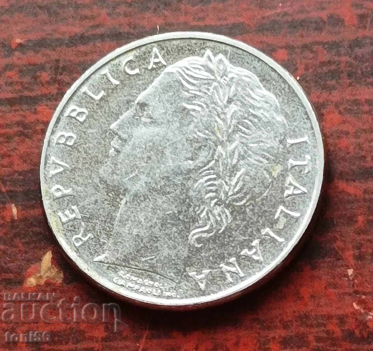 Italy 100 lira 1991 - the lower part of the numeral "9" is not screwed on with price 0.45 BGN | € 0.23 Italy 100 lira 1991 - the lower part of the numeral "9" is not screwed on with price 0.45 BGN | € 0.23