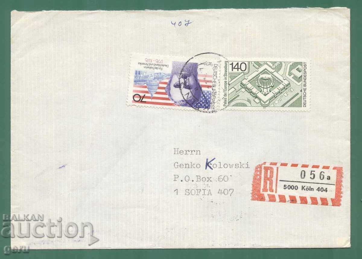 Germany BRD Germany FRG 1977 traveled! k42 Germany BRD Germany FRG 1977 traveled! k42