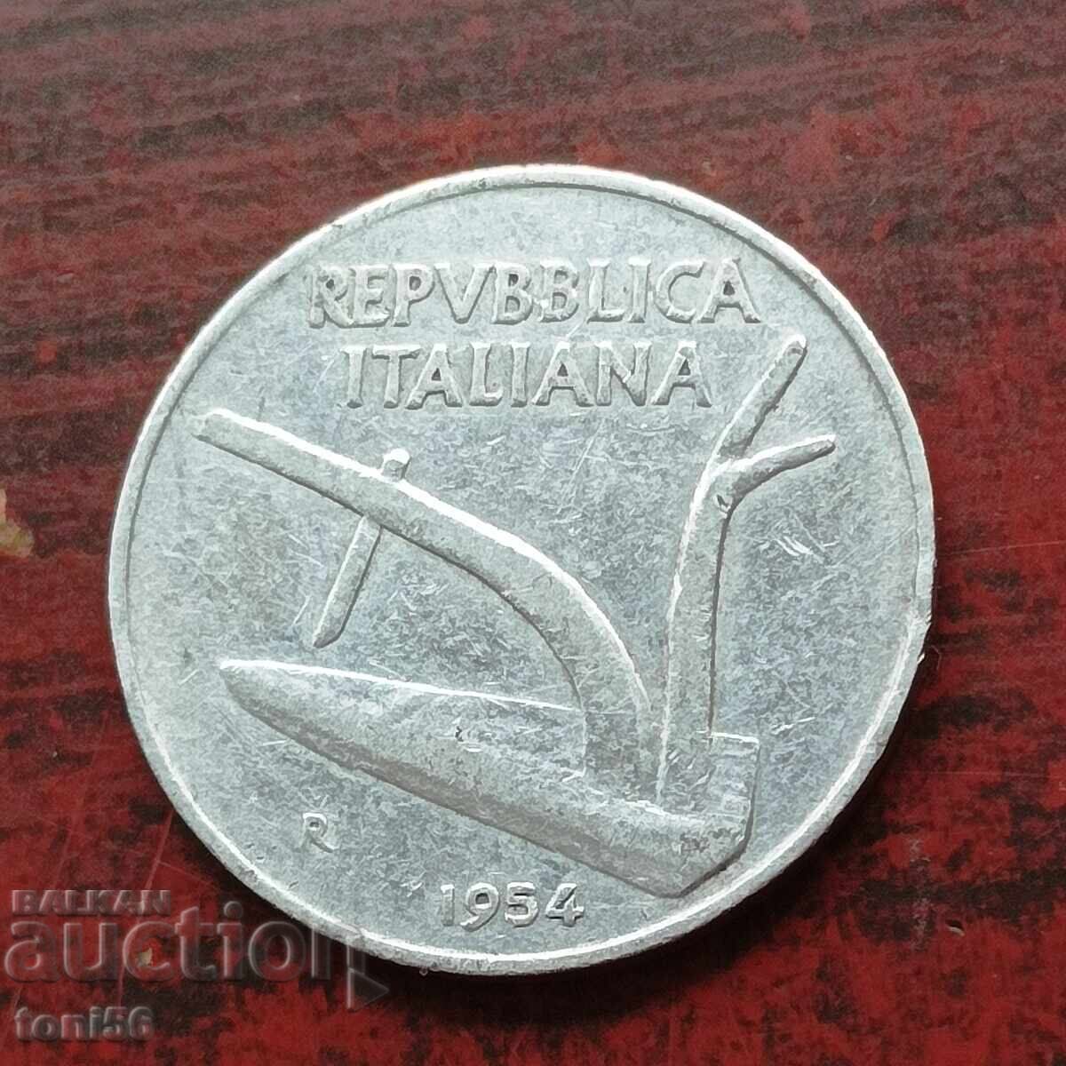 Italy 10 Lire 1954 with price 0.40 BGN | € 0.20 Italy 10 Lire 1954 with price 0.40 BGN | € 0.20