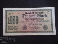 1000 marks 1922-red number