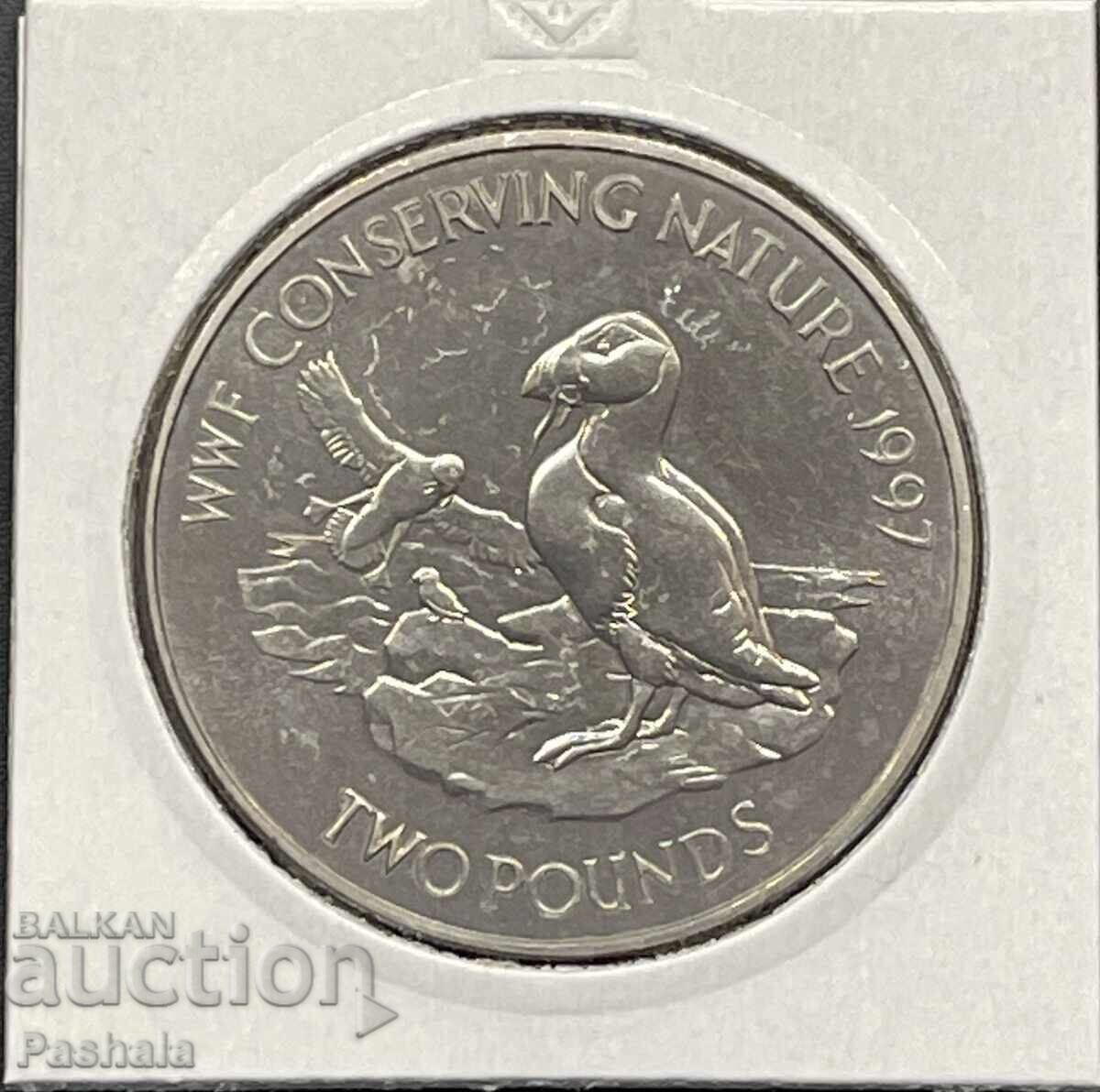 Alderney 2 lire 1997
