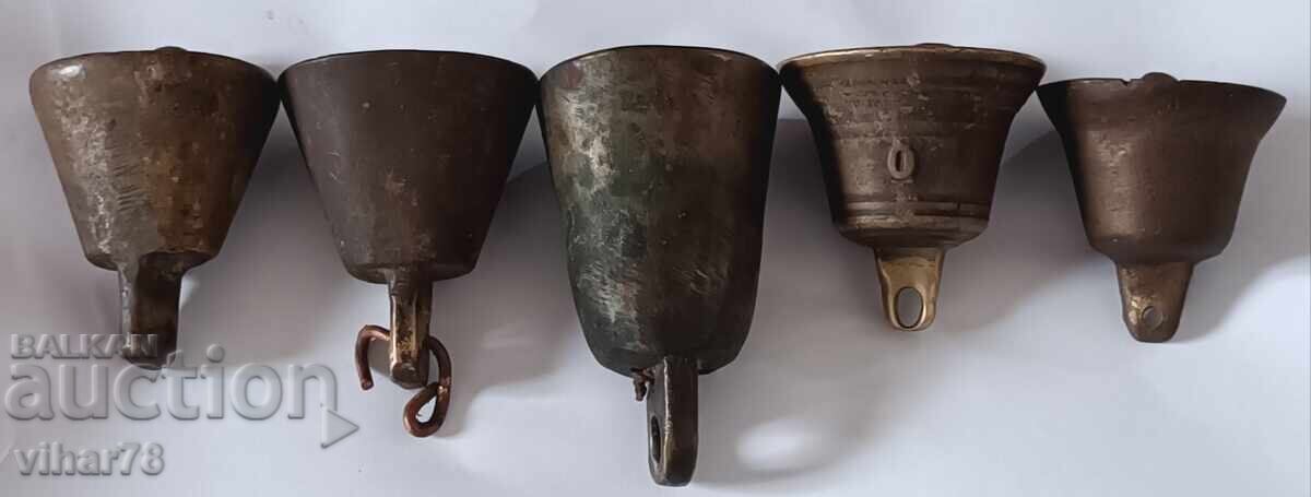 Lot of 5 bells - 5 Lot of 5 bells - 5