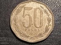 Chile 50 pesos 2017