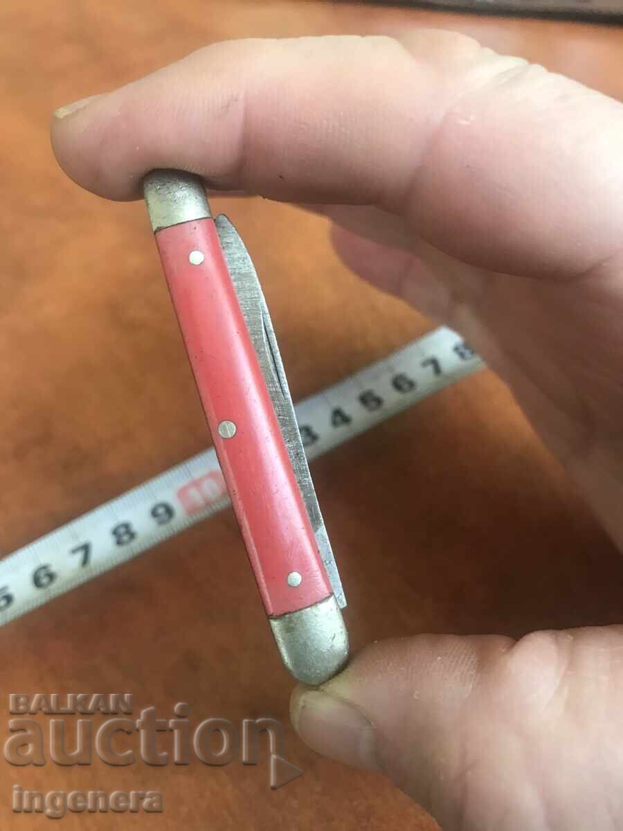 FOLDING KNIFE, OLD BLADE, MINI - BULGARIA - 5