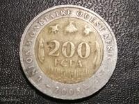 West Africa 200 francs 2005