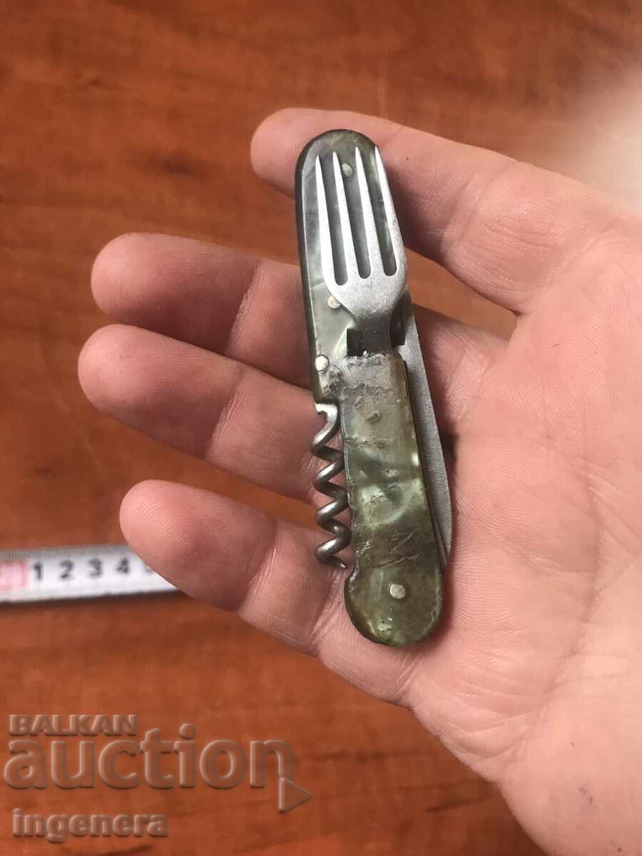 FOLDING KNIFE ANTIQUE BLADE-BULGARIA - 7 FOLDING KNIFE ANTIQUE BLADE-BULGARIA - 7